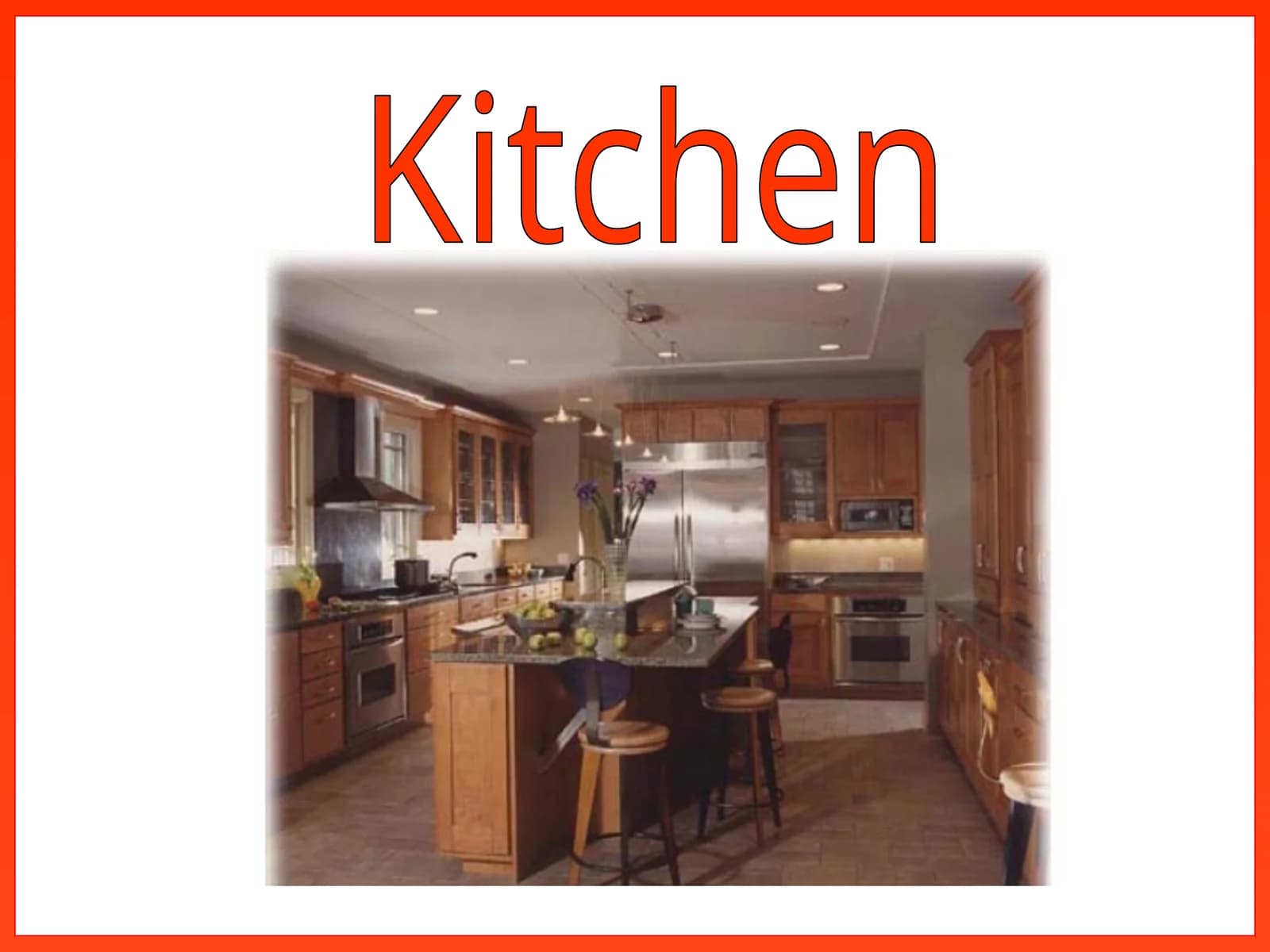Kitchen english dictionary
