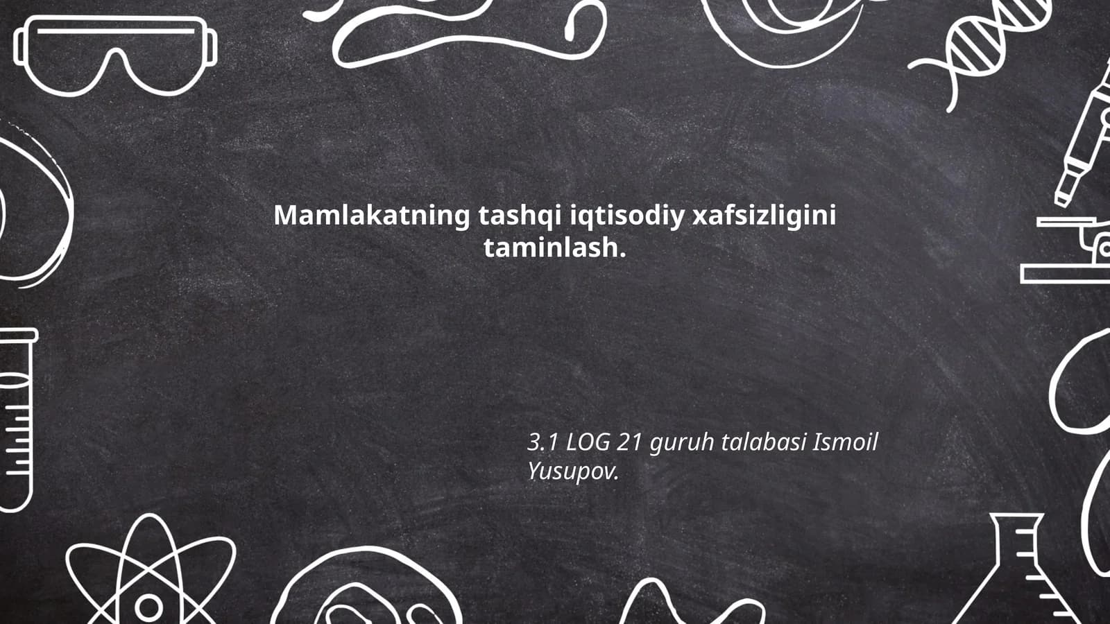 Tashqi iqtisodiy xafsizlik