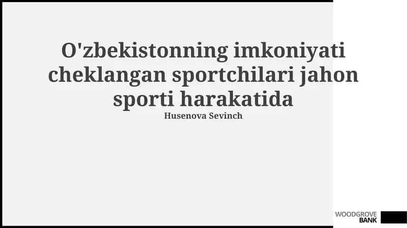 Sport maktablari va reabilitatsiya markazlari