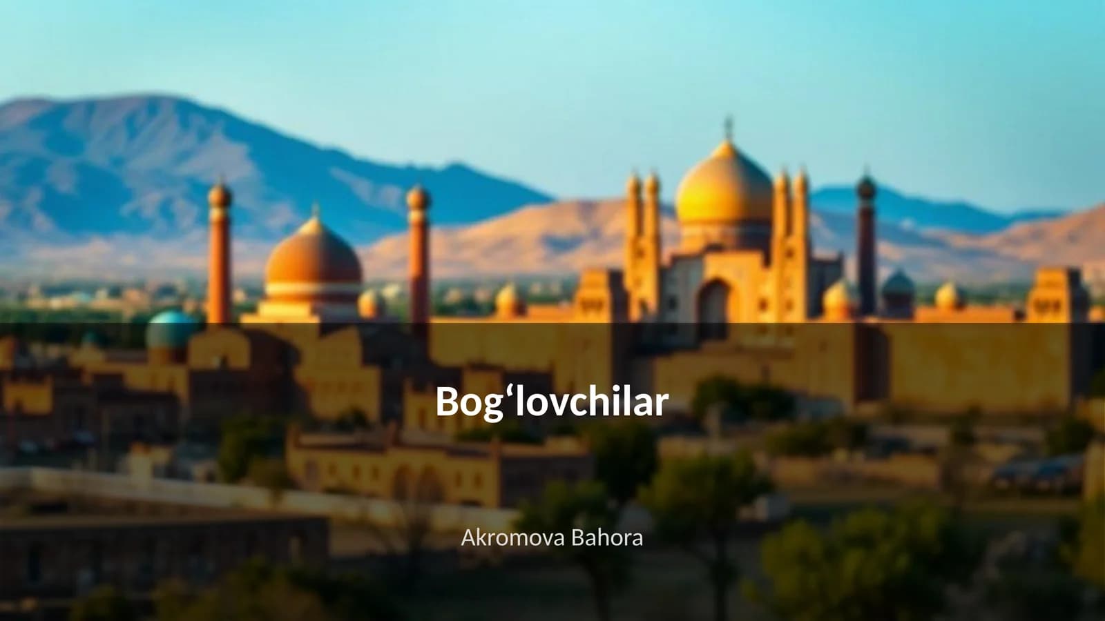 Bogʻlovchilar