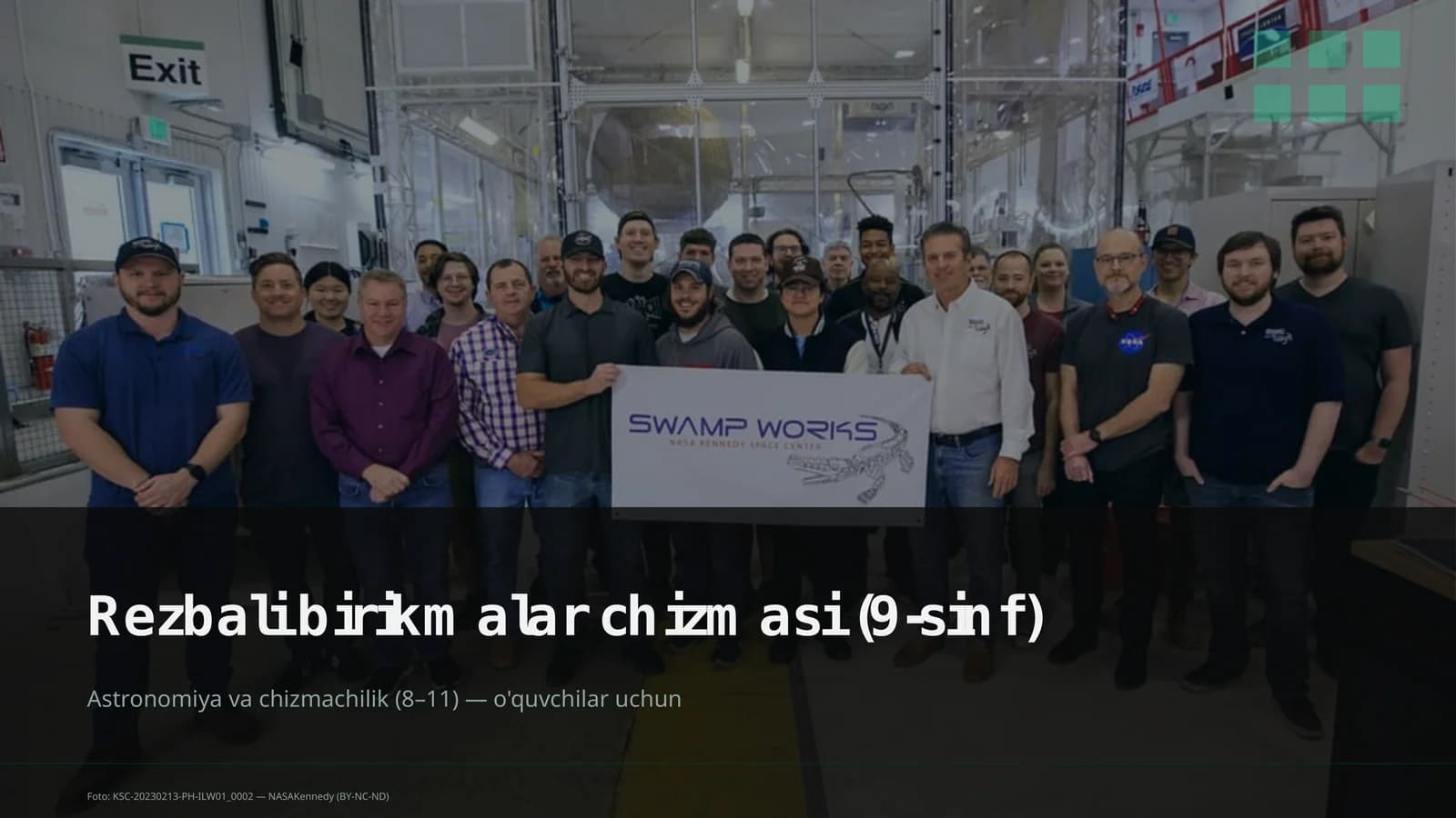 Rezbali birikmalar chizmasi (9-sinf)