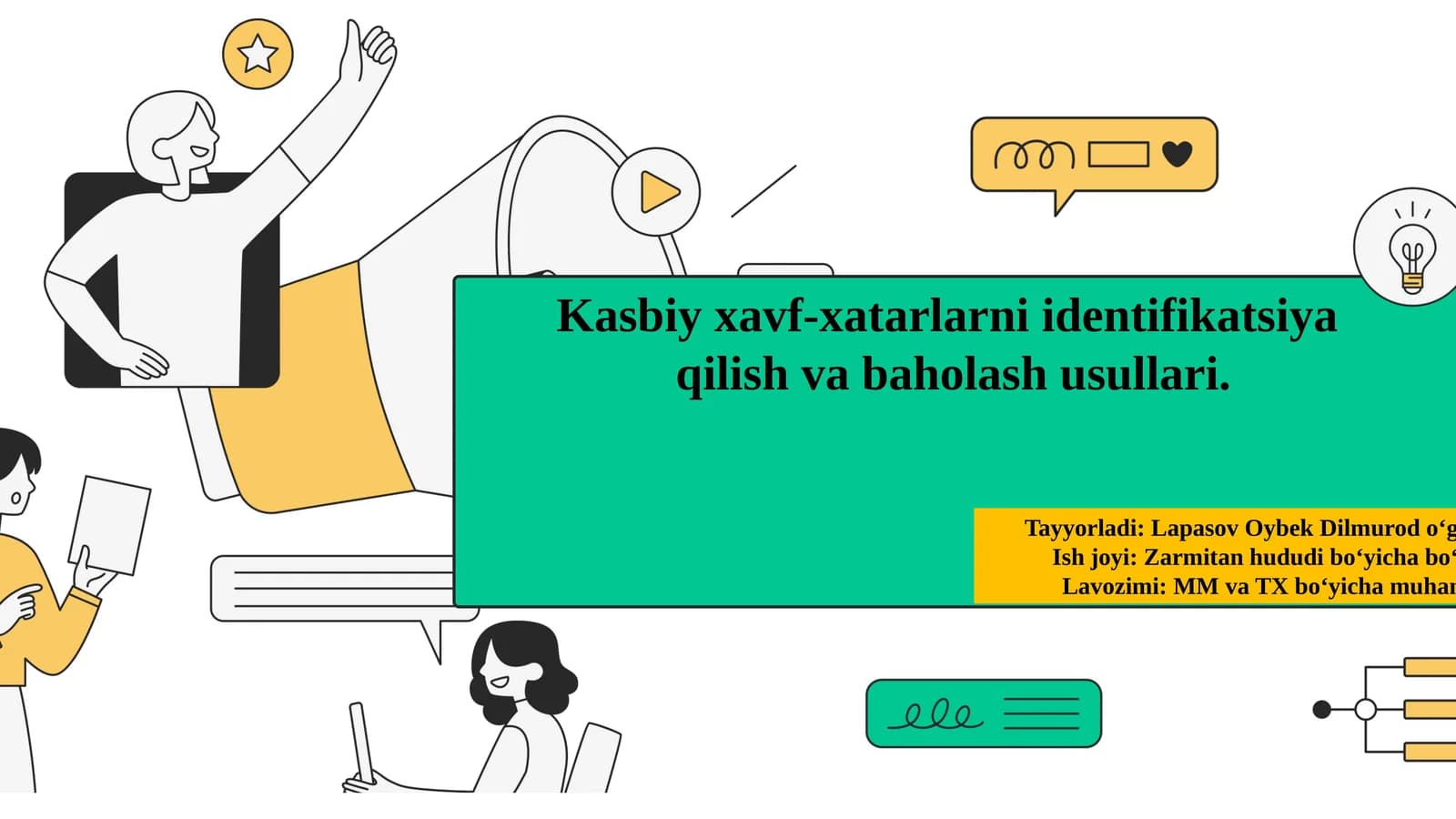 Kasbiyxavf-xatarlarniidentifikatsiya qilishvabaholashusullari