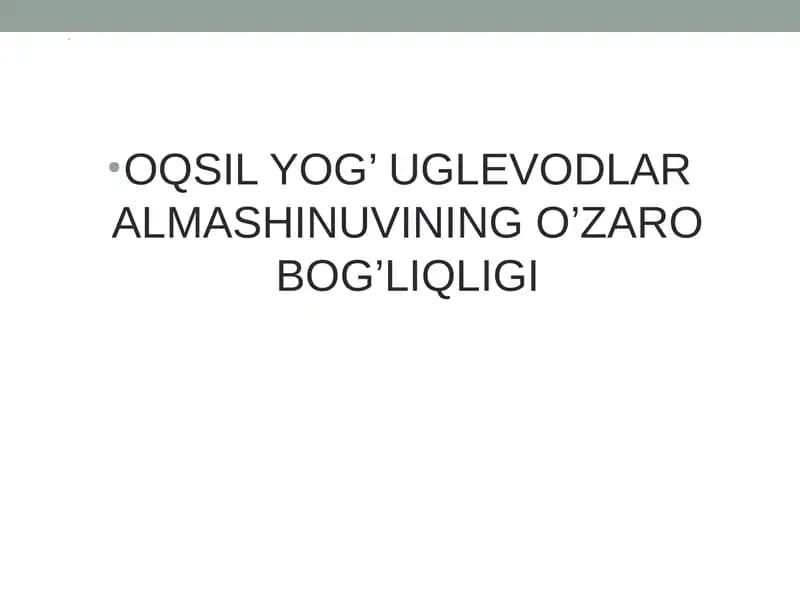 Uglevodlar