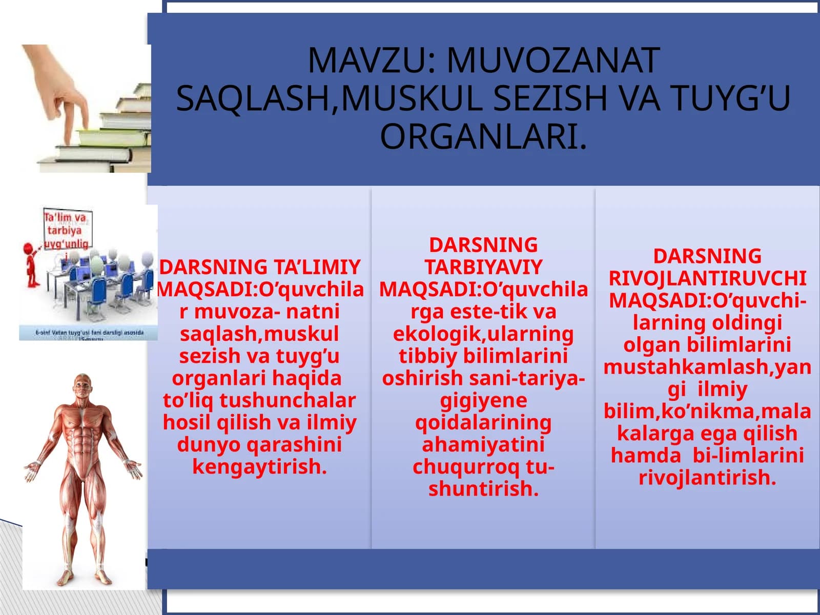 Biologiya fanidan uslubiy kasblarga yo'naltirish
