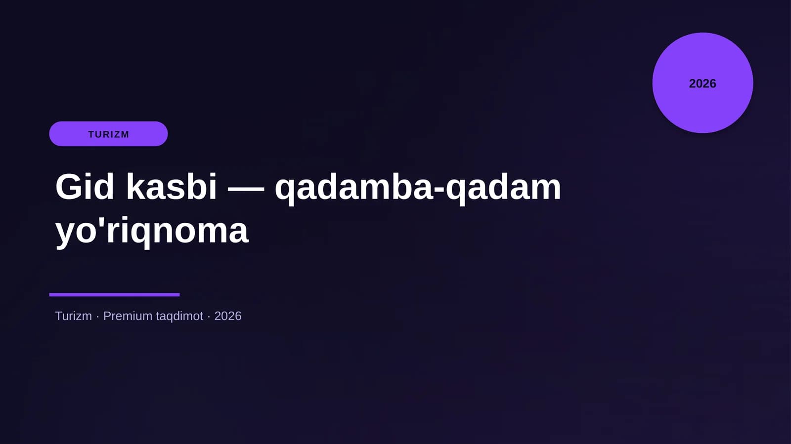 Gid kasbi — qadamba-qadam yo'riqnoma