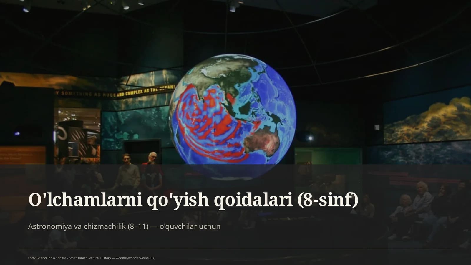 Astronomiya va chizmachilik (8–11) — o'quvchilar uchun