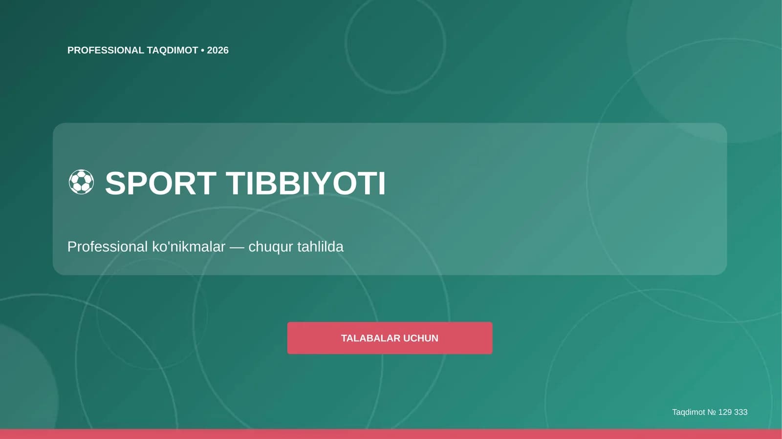 SPORT TIBBIYOTI