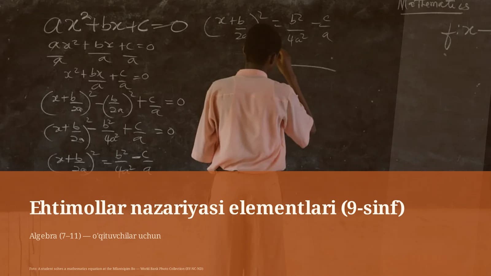 Ehtimollar nazariyasi elementlari (9-sinf)