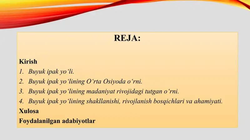 Buyuk ipak yo‘li