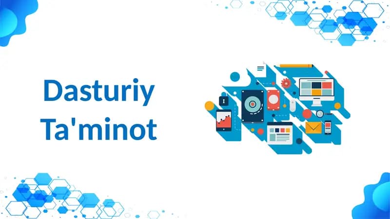 Dasturiy ta'minot