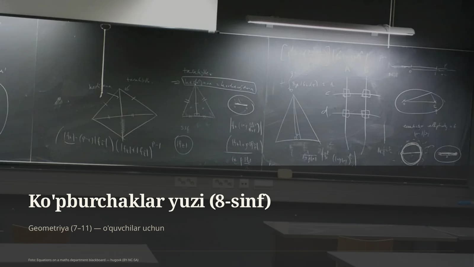 Ko'pburchaklar yuzi (8-sinf)
