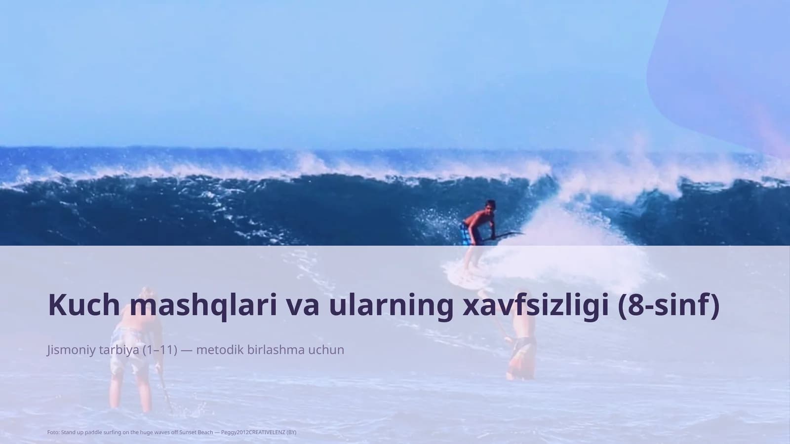 Kuch mashqlari va ularning xavfsizligi (8-sinf)