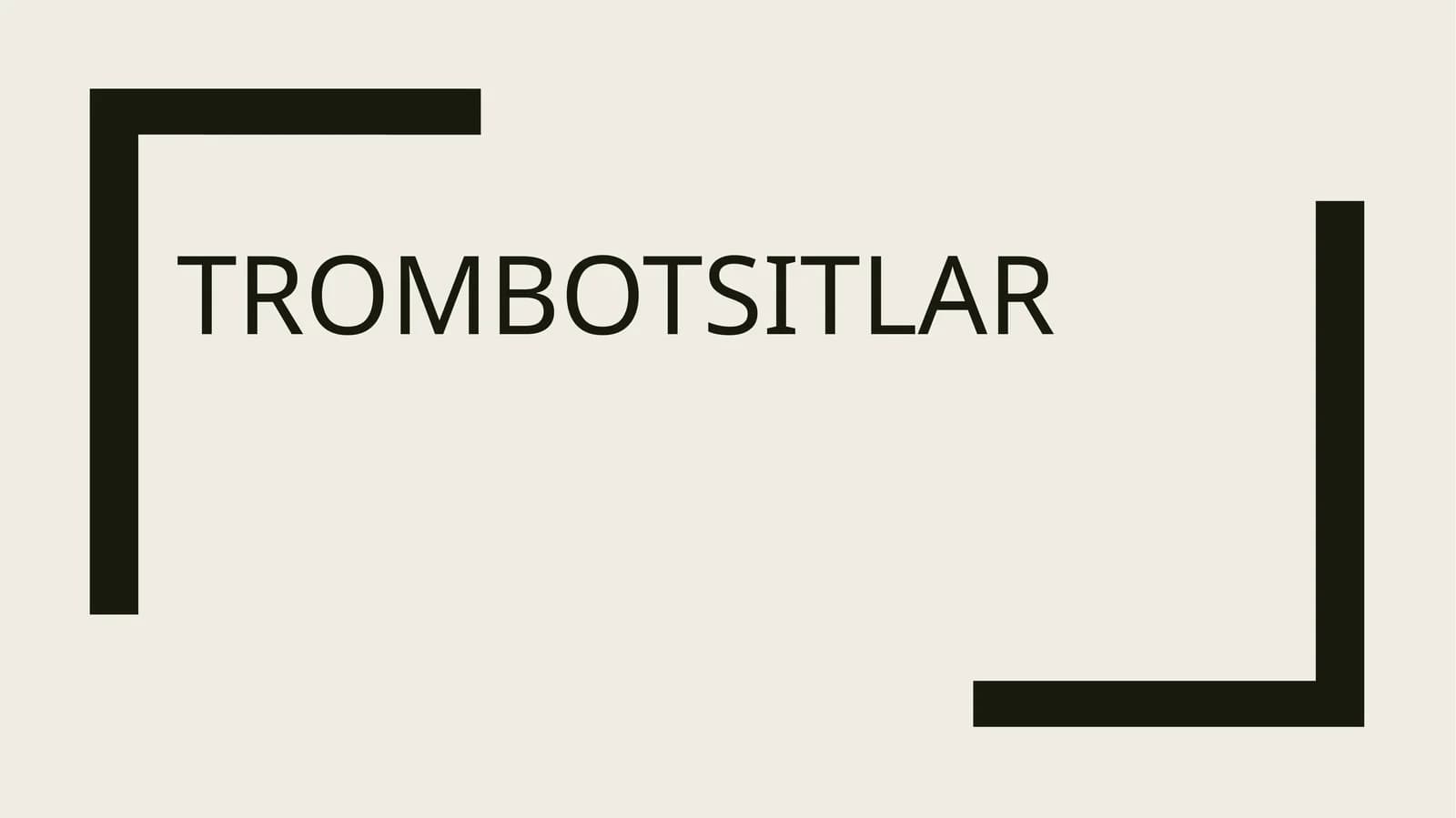 Тромбоцитлар