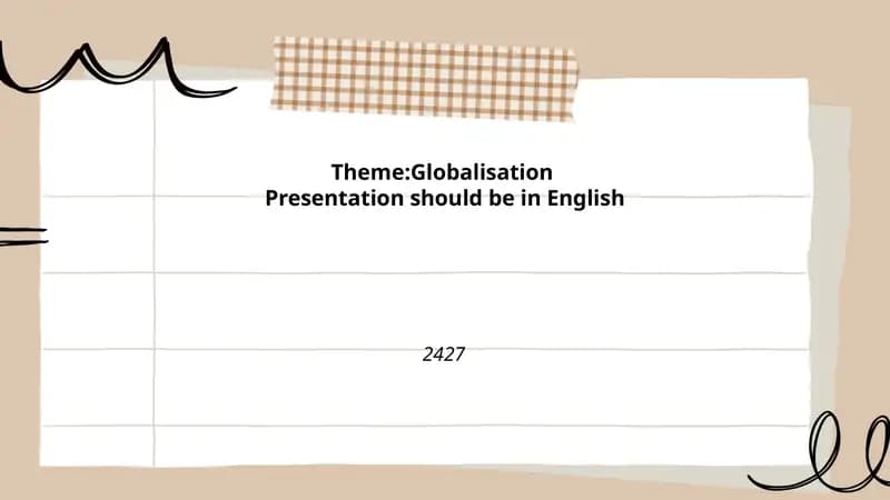Globalisation Presentation