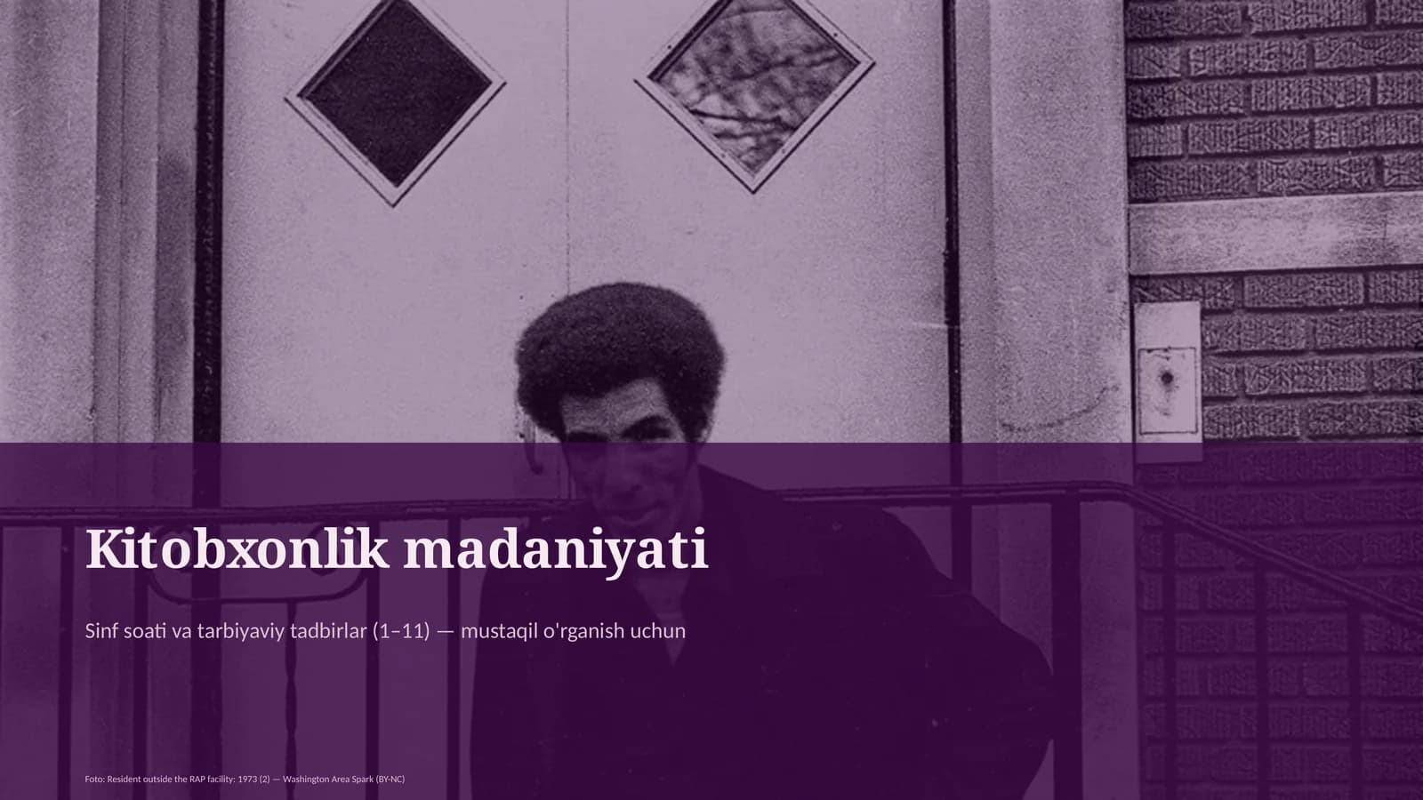 Sinf soati va tarbiyaviy tadbirlar (1– 11)