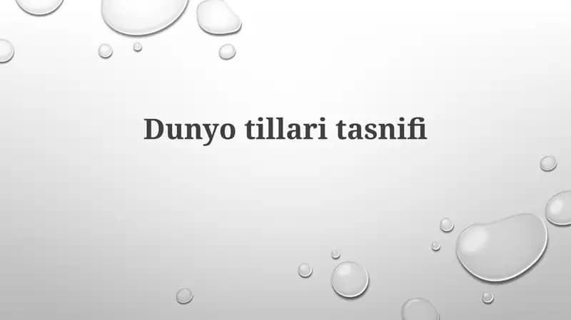 Dunyotillaritasnifi