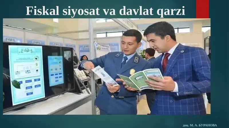 Fiskal siyosat va davlat qarzi