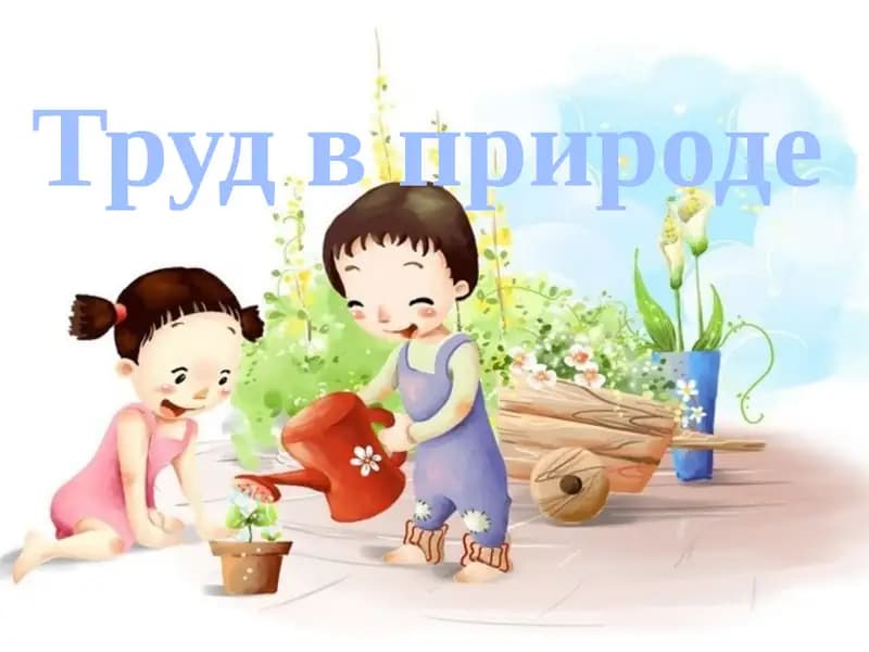 Труд в природе