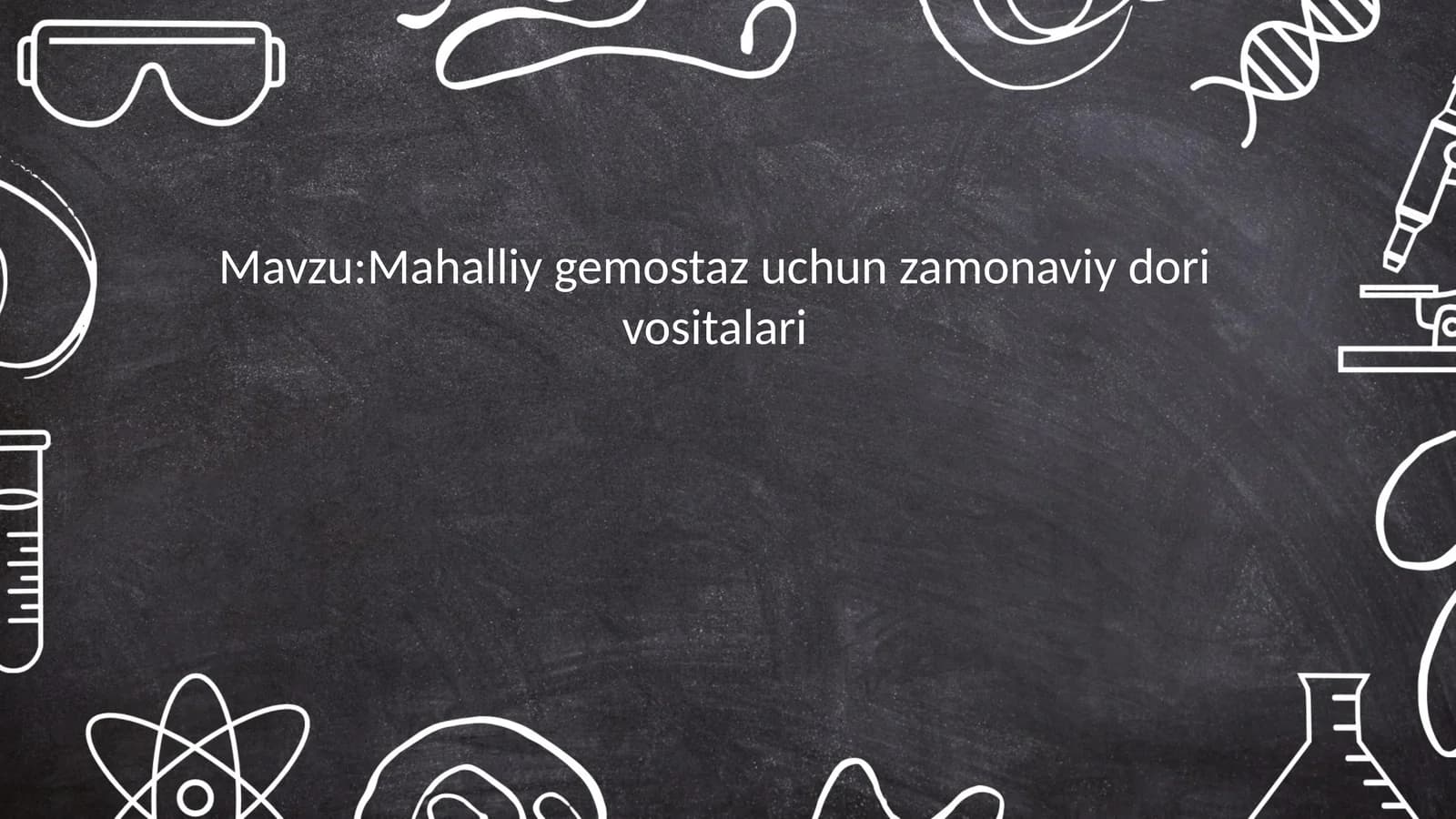Mahalliy gemostaz uchun zamonaviy dori vositalar