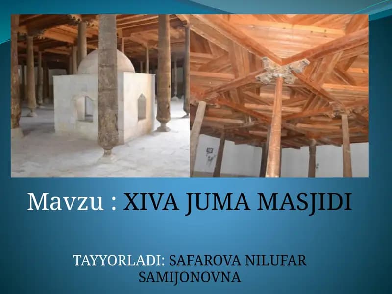 XIVA JUMA MASJIDI
