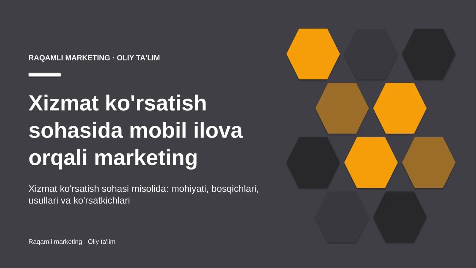 xizmat ko'rsatish sohasida mobil ilova orqali marketing 6507