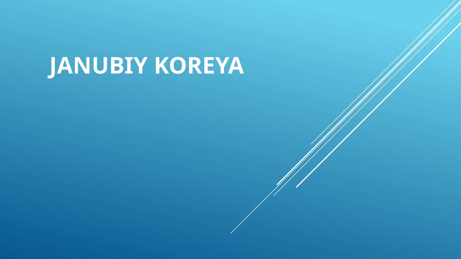 Janubiy Koreyada biznesni baholash tizimining umumiy tavsifi