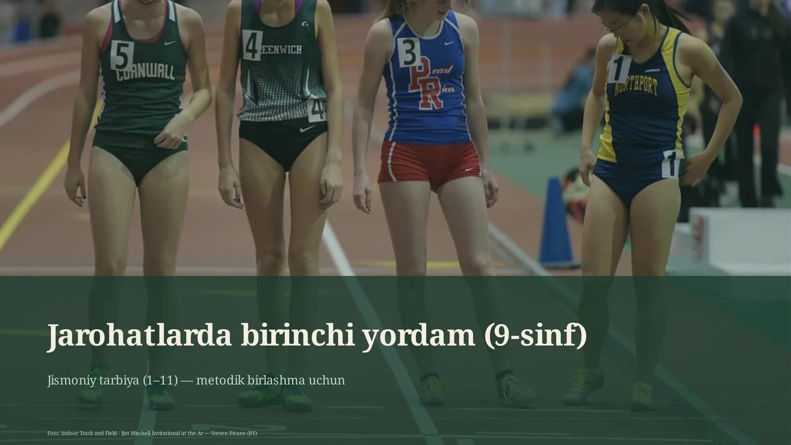 Jarohatlarda birinchi yordam (9-sinf)