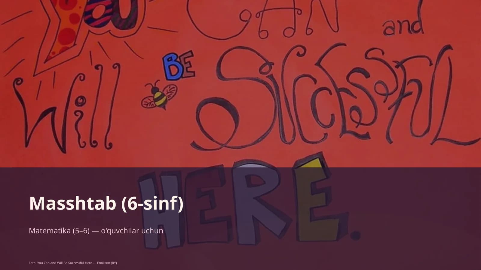 Masshtab (6-sinf)