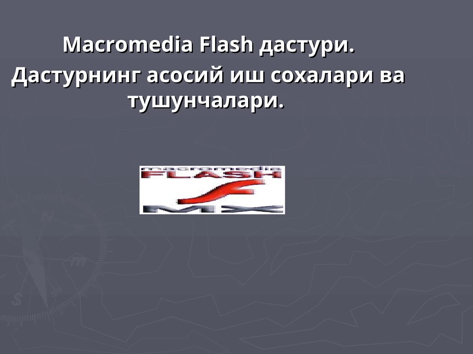 Macromedia Flash дастури