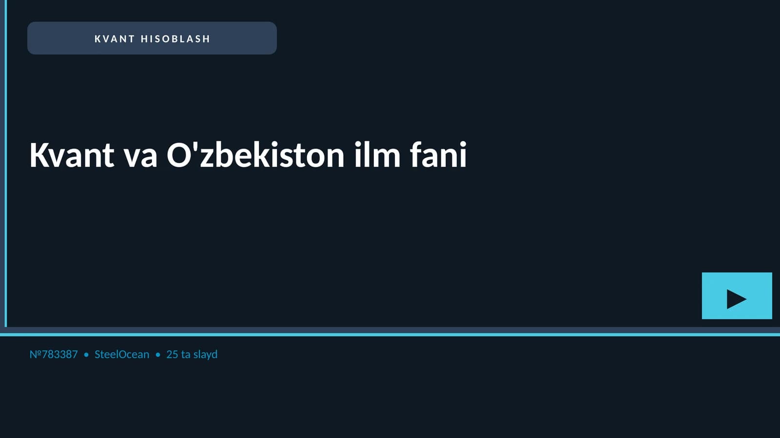 KVANT HISOBLASH
