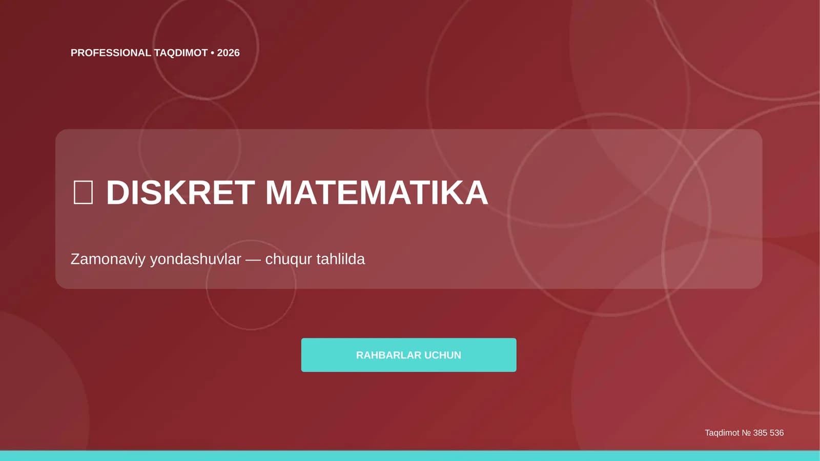DISKRET MATEMATIKA