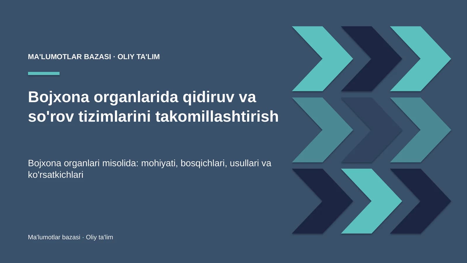 Bojxona organlarida qidiruv va so'rov tizimlarini takomillashtirish