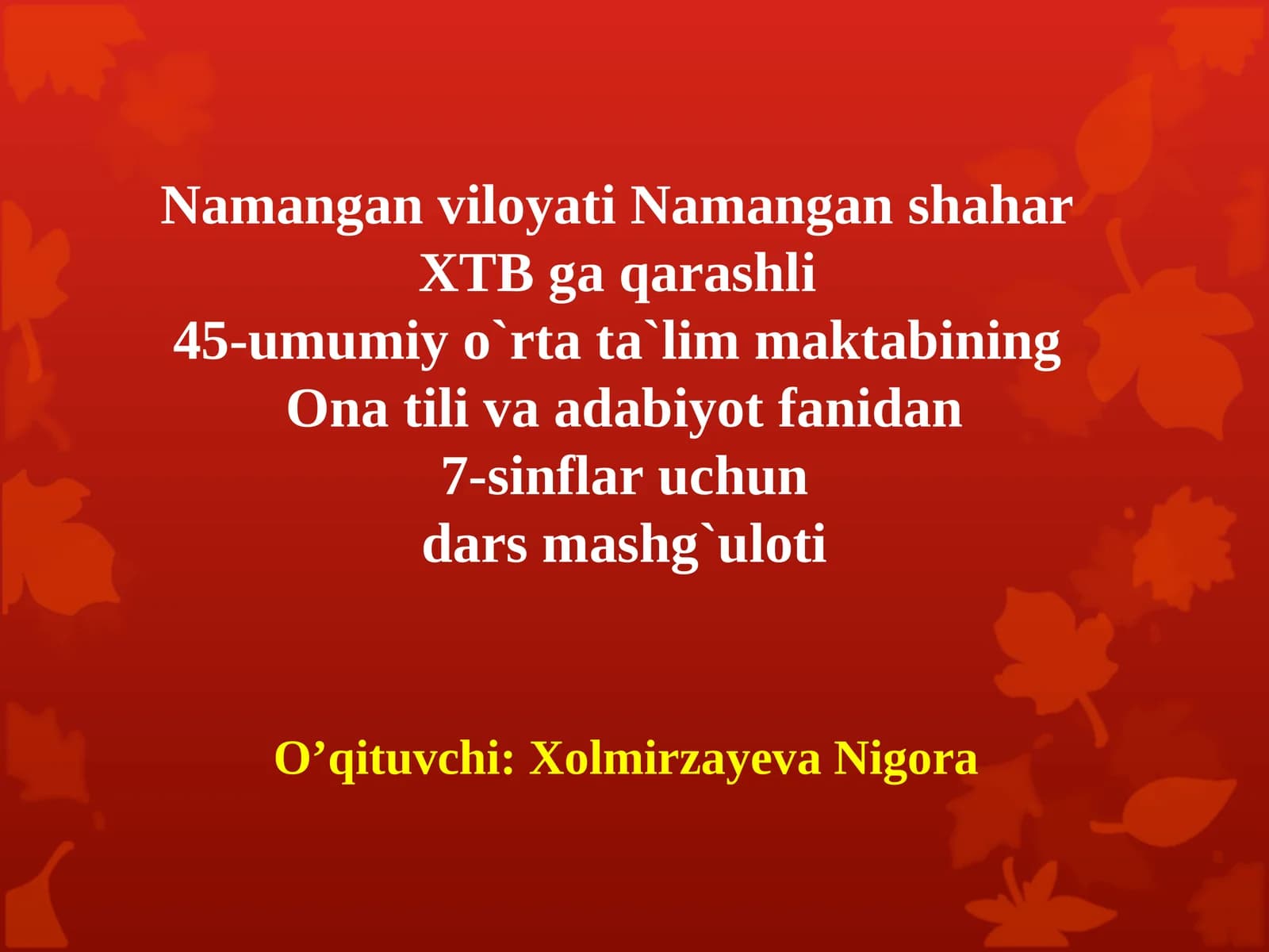 Taqlid so’zlar