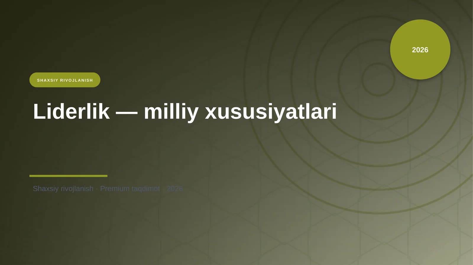 Liderlik — milliy xususiyatlari