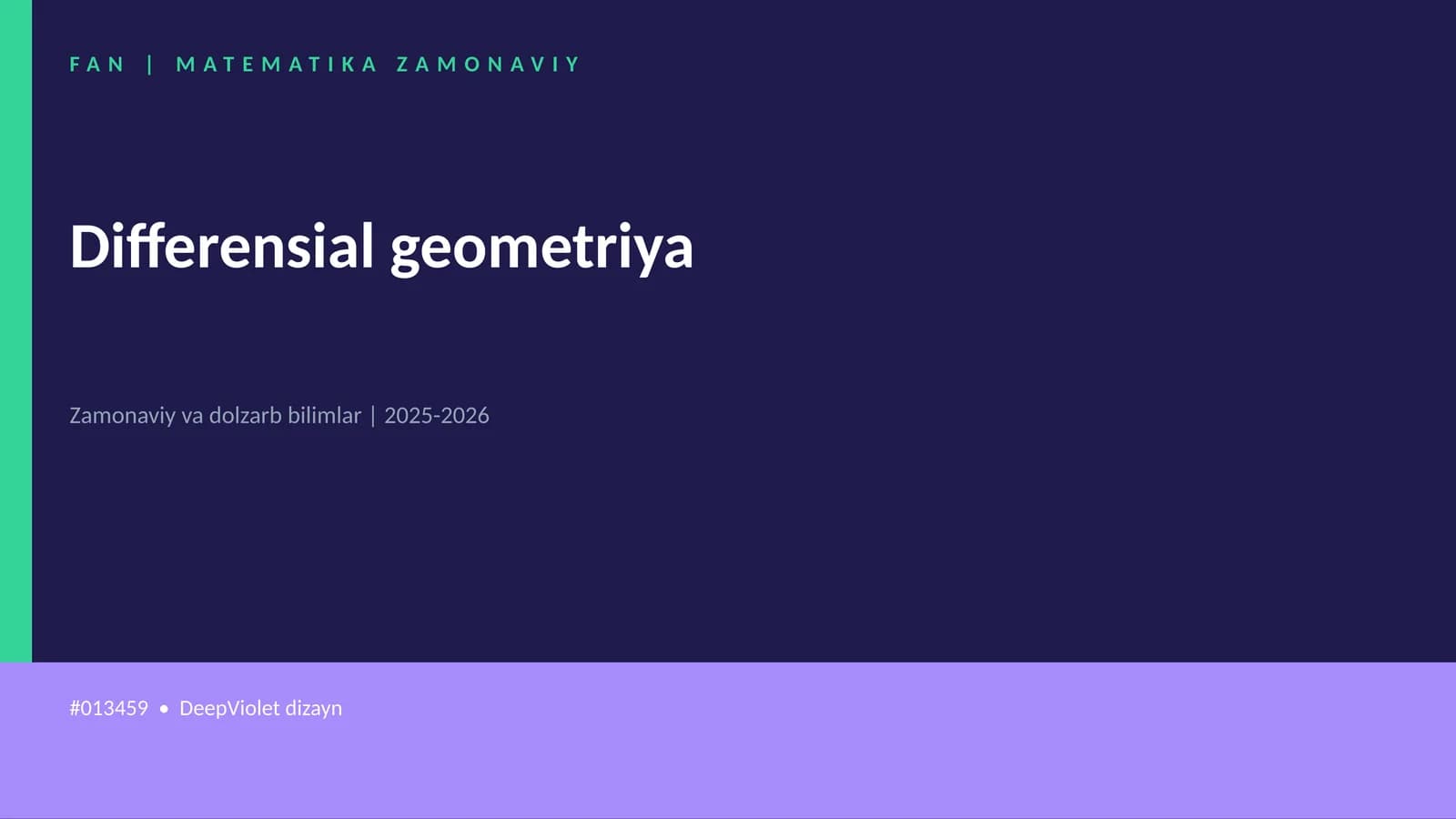 Differensial geometriya