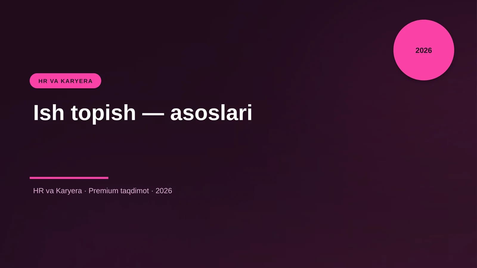 Ish topish — asoslari
