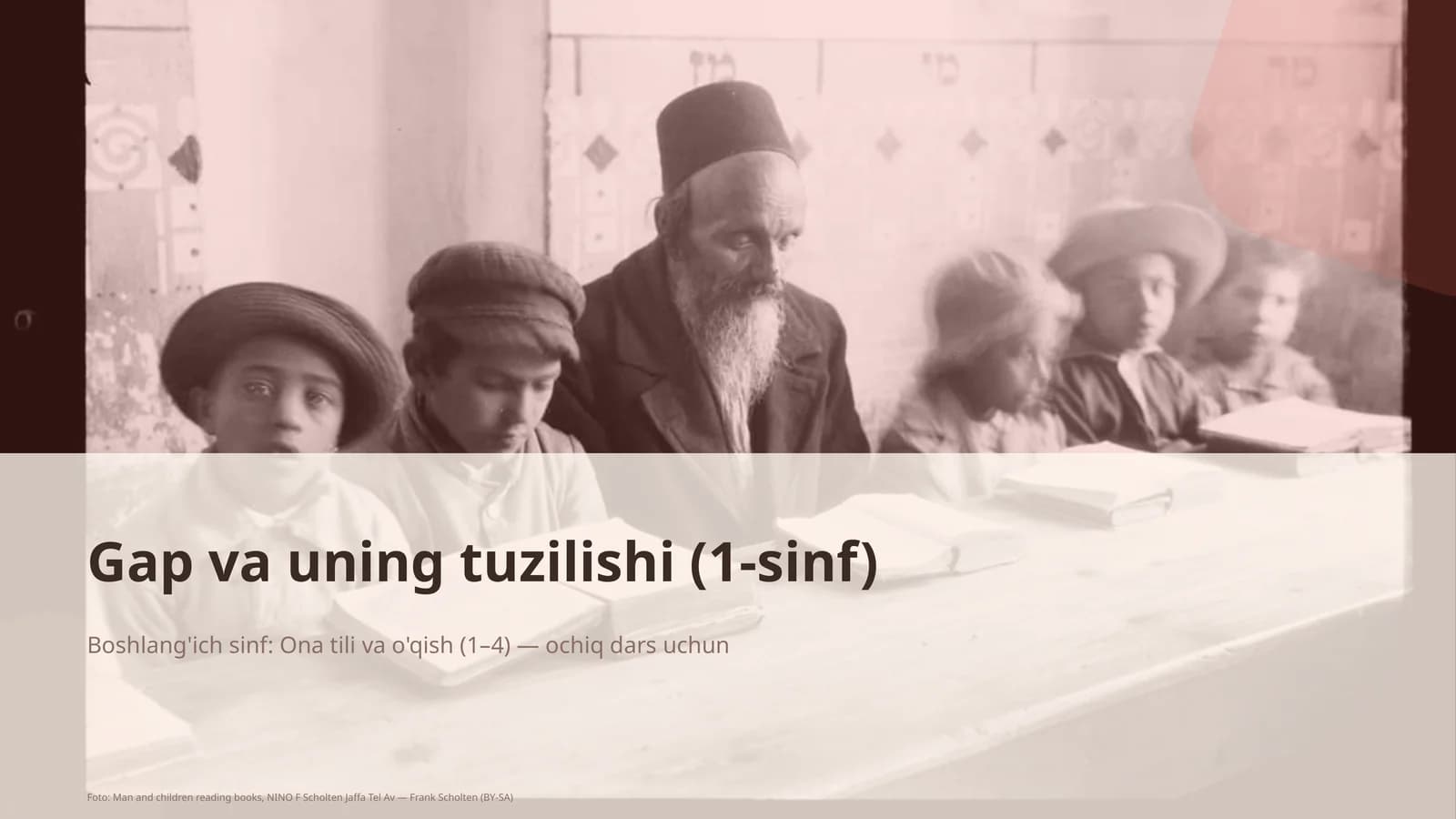 Gap va uning tuzilishi (1-sinf)