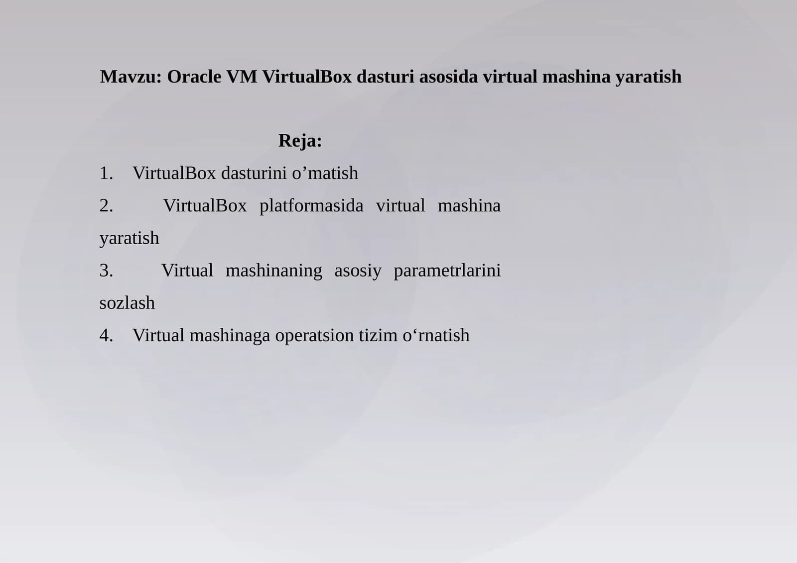 Oracle VM VirtualBox dasturi