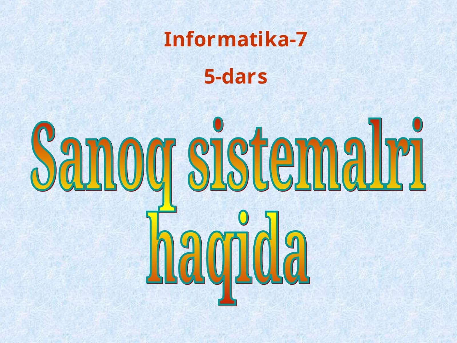 Informatika-7
