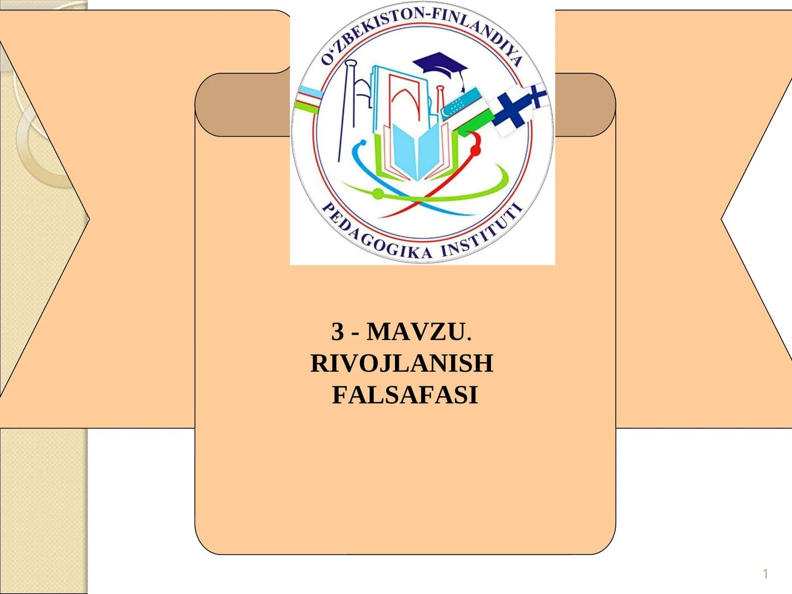3-MАVZU. RIVОJLАNISH FАLSАFАSI