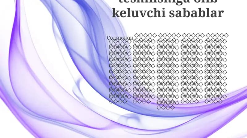Tranzistorning teshilishiga olib keluvchi sabablar