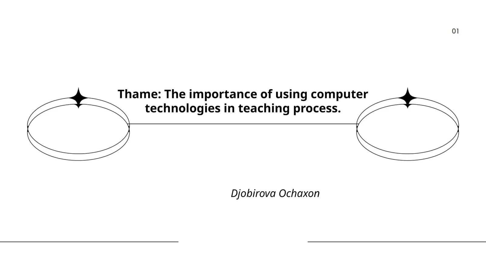 The importance of using computer technologies in teaching process
