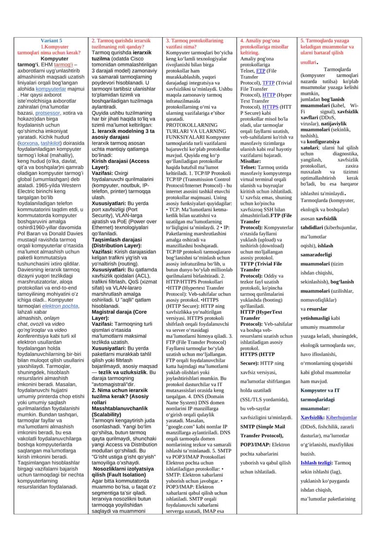 Kompyuter tarmoqlari