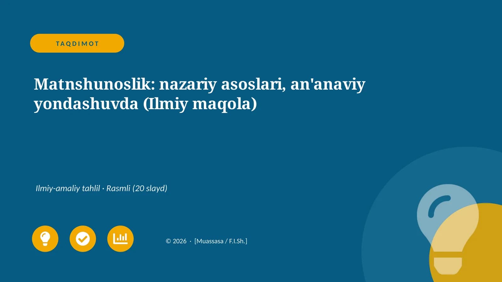 Matnshunoslik: nazariy asoslari, an'anaviy yondashuvda (Ilmiy maqola)