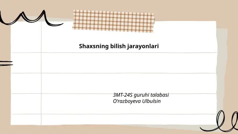 Idrok jarayoni