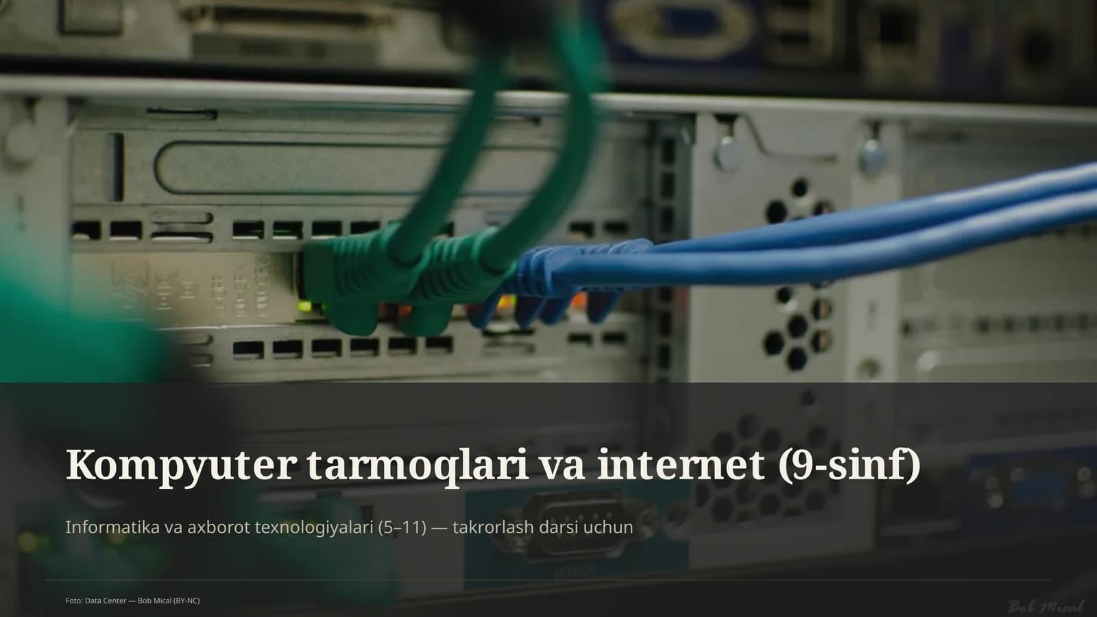 Kompyuter tarmoqlari va internet (9-sinf)