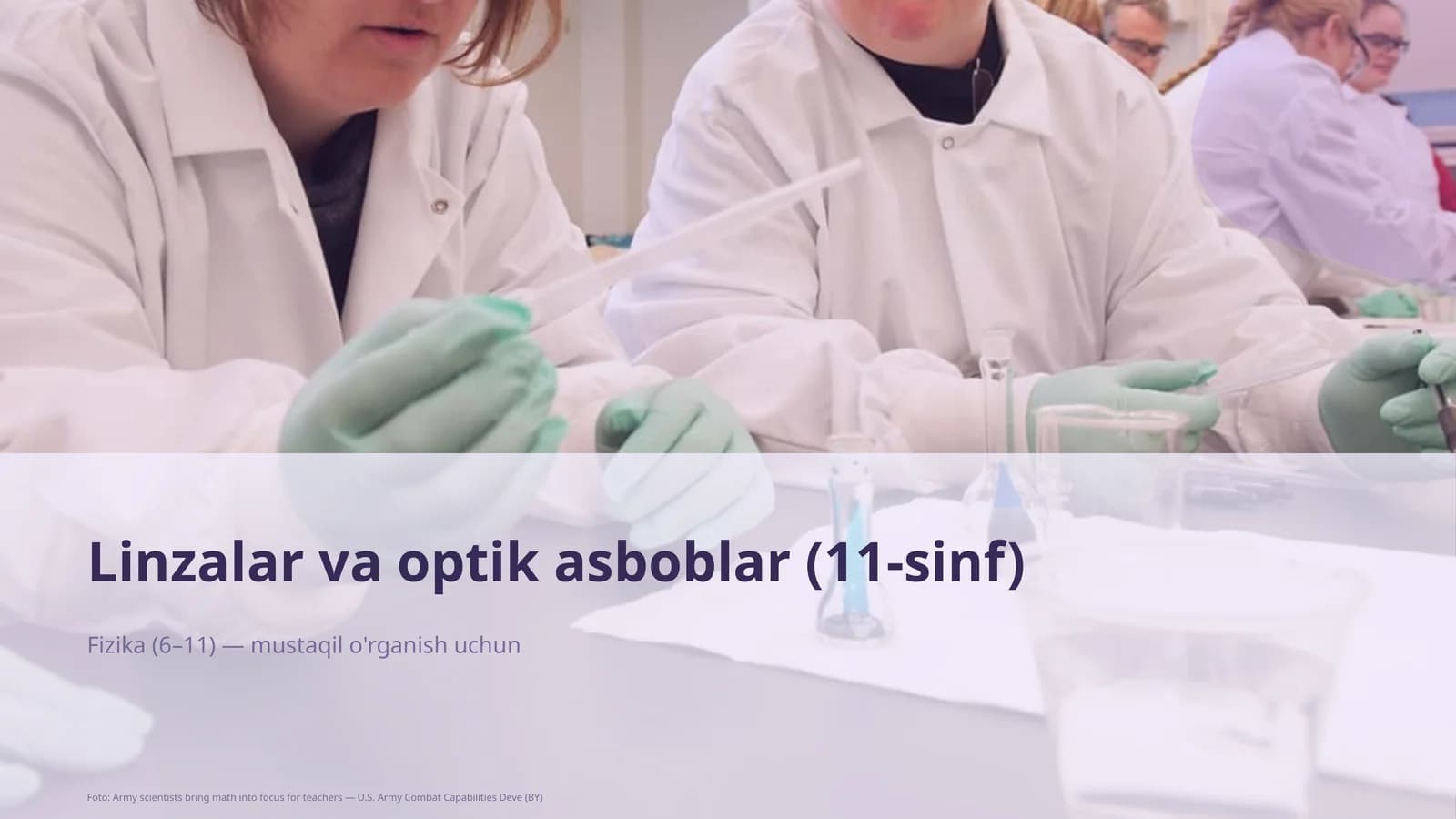 Linzalar va optik asboblar (11-sinf)