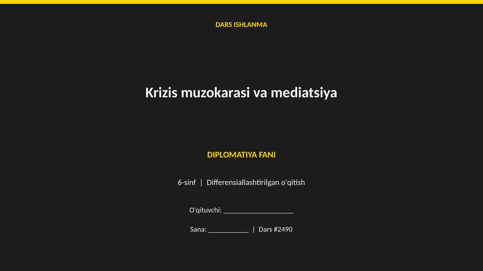 Krizis muzokarasi va mediatsiya