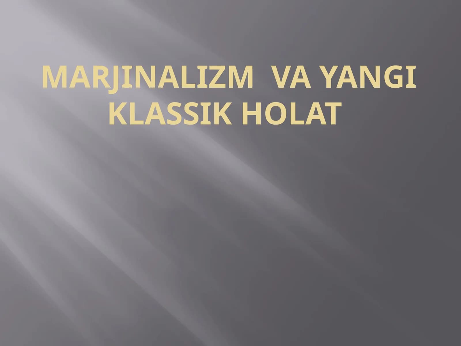 Marjinalizm