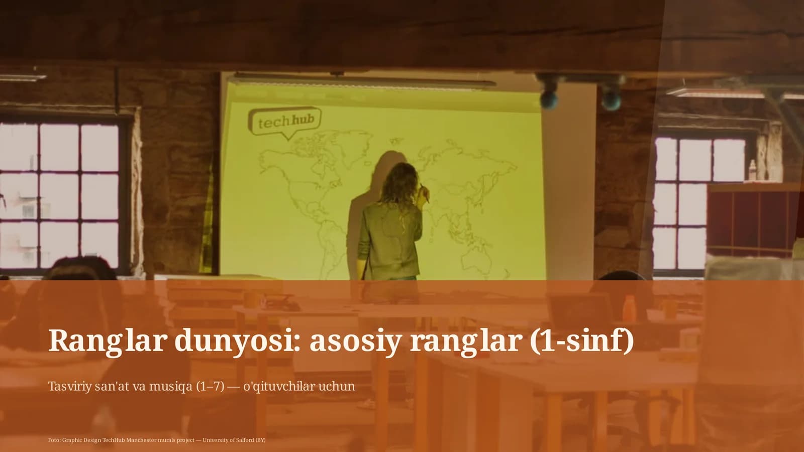 Ranglar dunyosi: asosiy ranglar (1-sinf)
